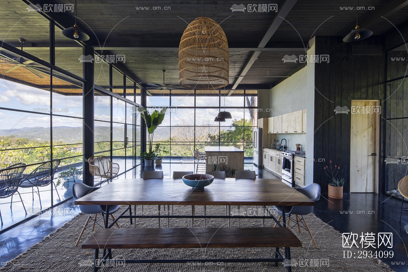 现代别墅效果图下载（渲染图20）