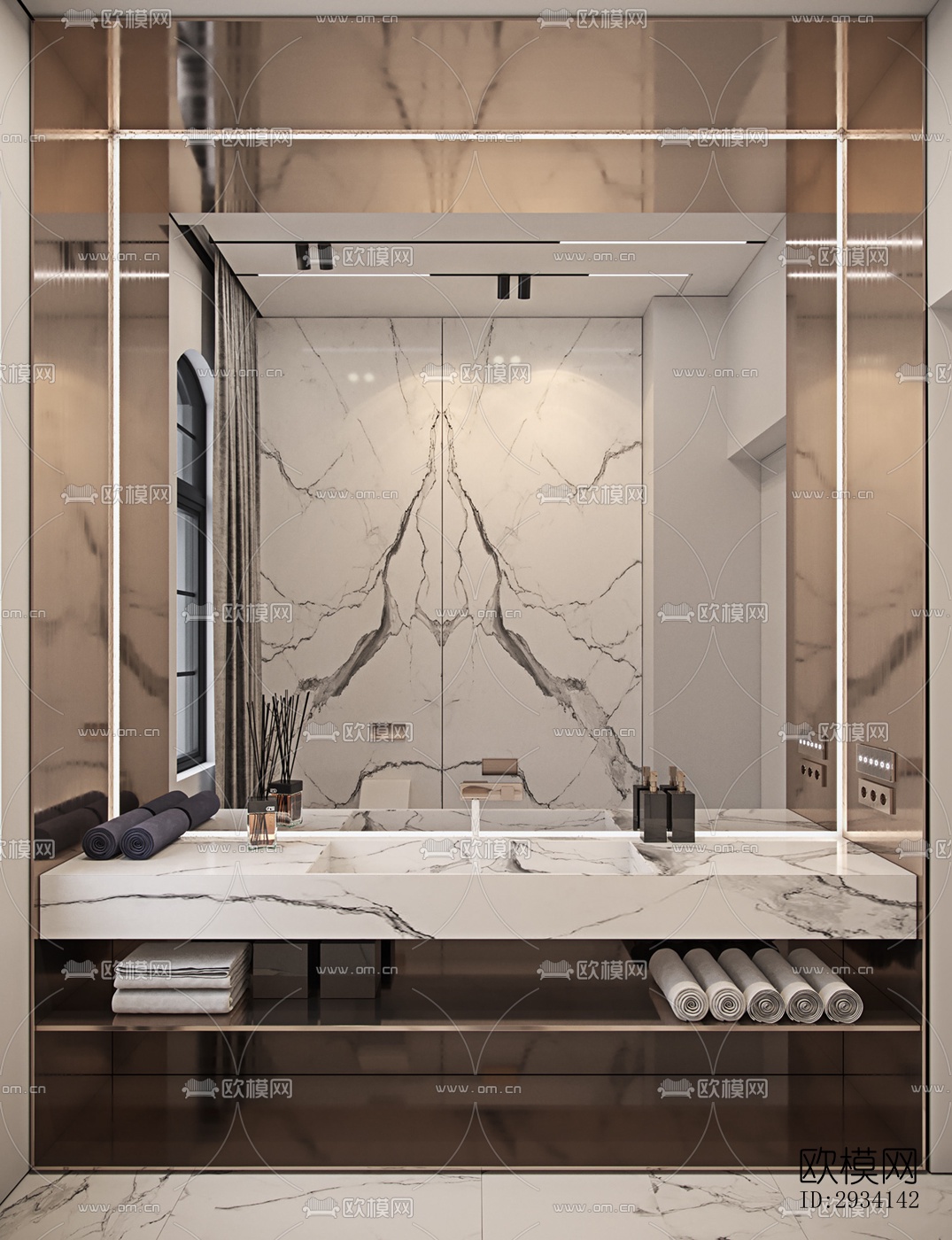 现代别墅效果图下载（渲染图1）