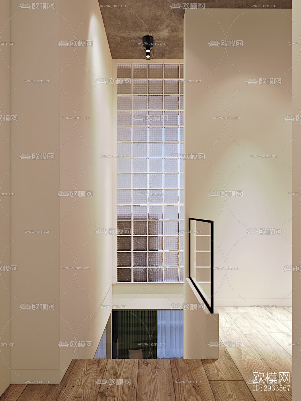 北欧公寓效果图下载（渲染图2）