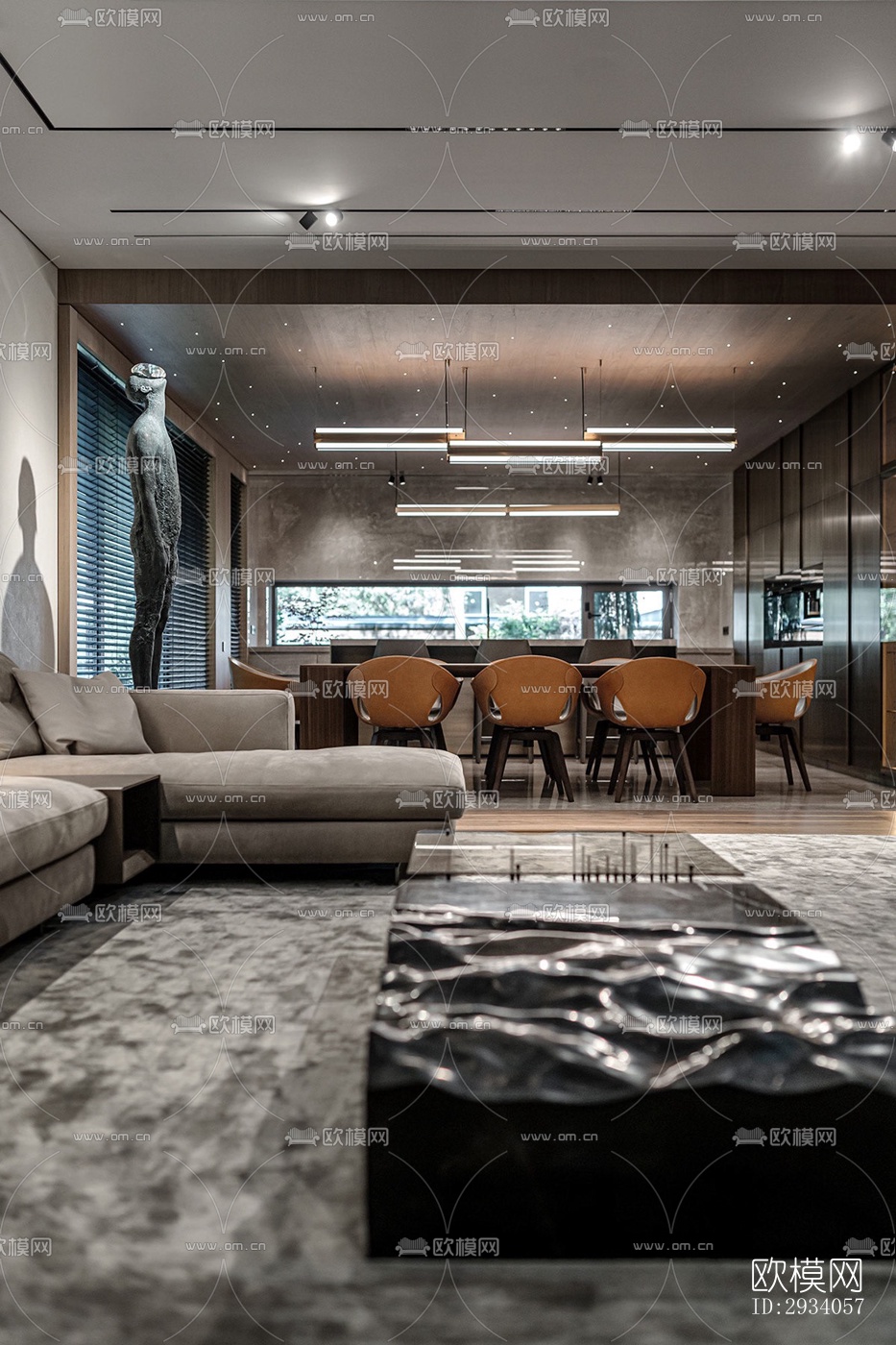 现代别墅效果图下载（渲染图5）