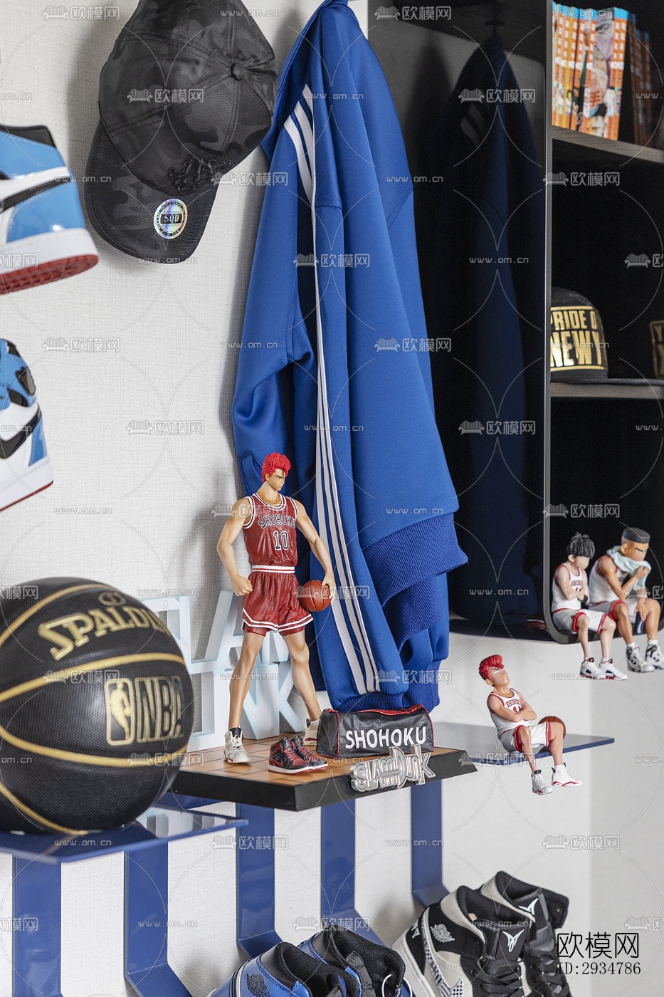 现代平层效果图下载（渲染图11）