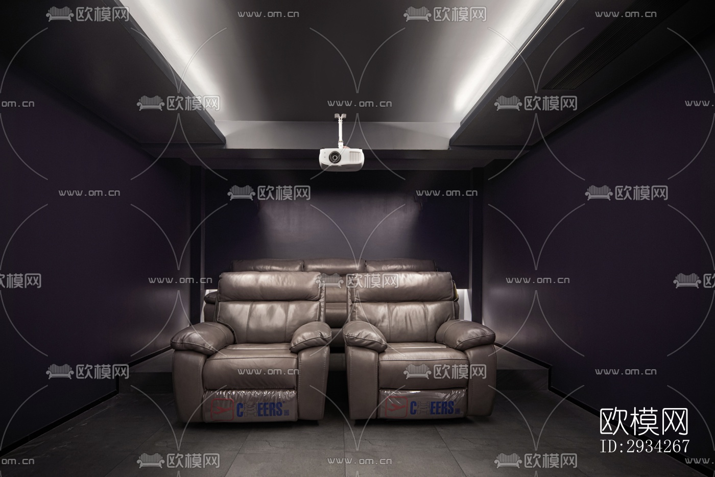 现代复式效果图下载（渲染图8）