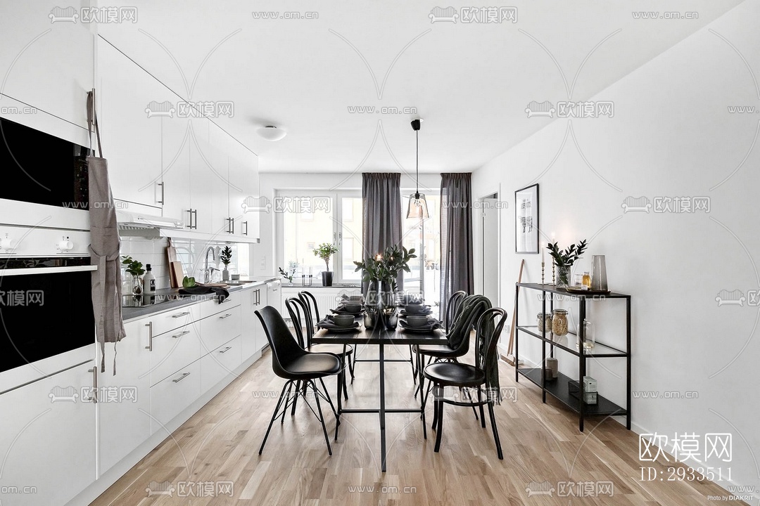 北欧公寓效果图下载（渲染图17）