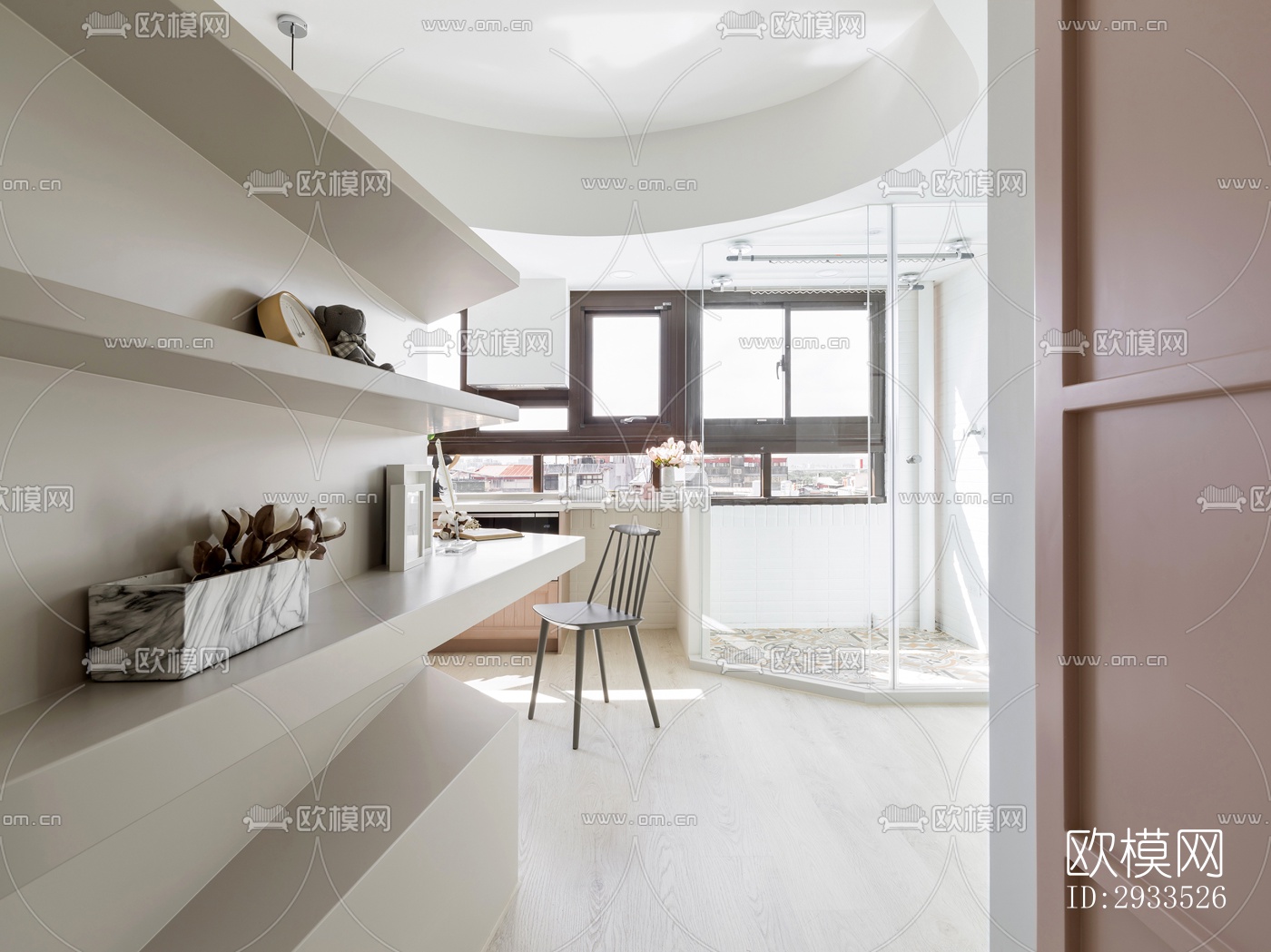 北欧公寓效果图下载（渲染图11）