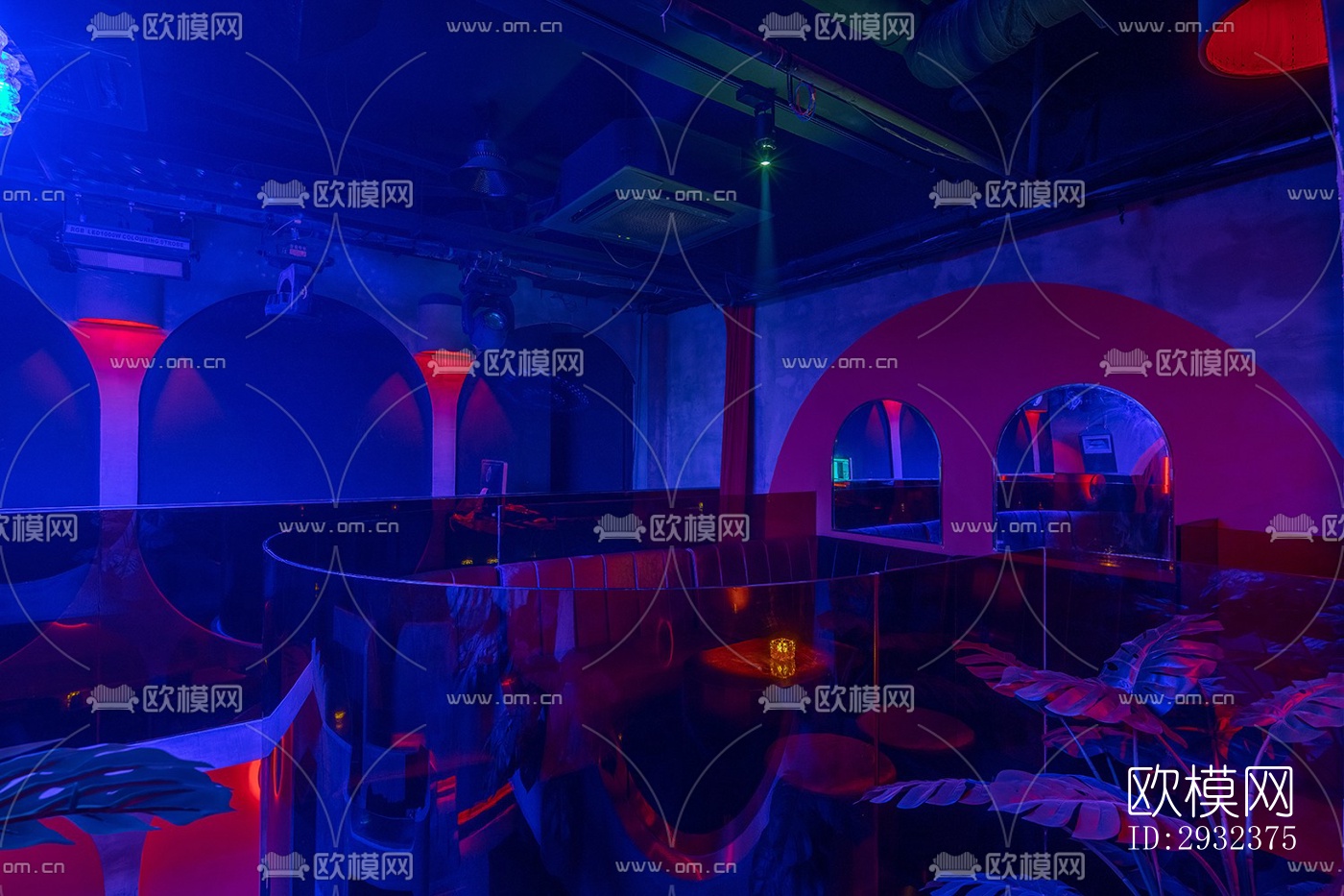 现代酒吧效果图下载（渲染图9）