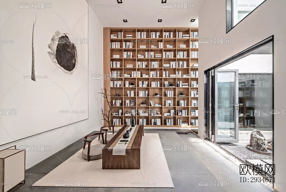 日式平层效果图下载（渲染图7）