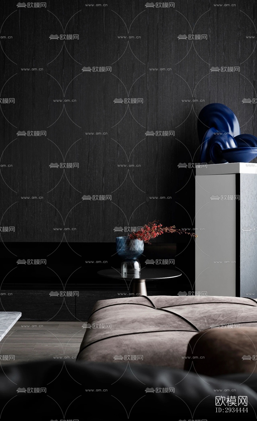 后现代平层效果图下载（渲染图5）