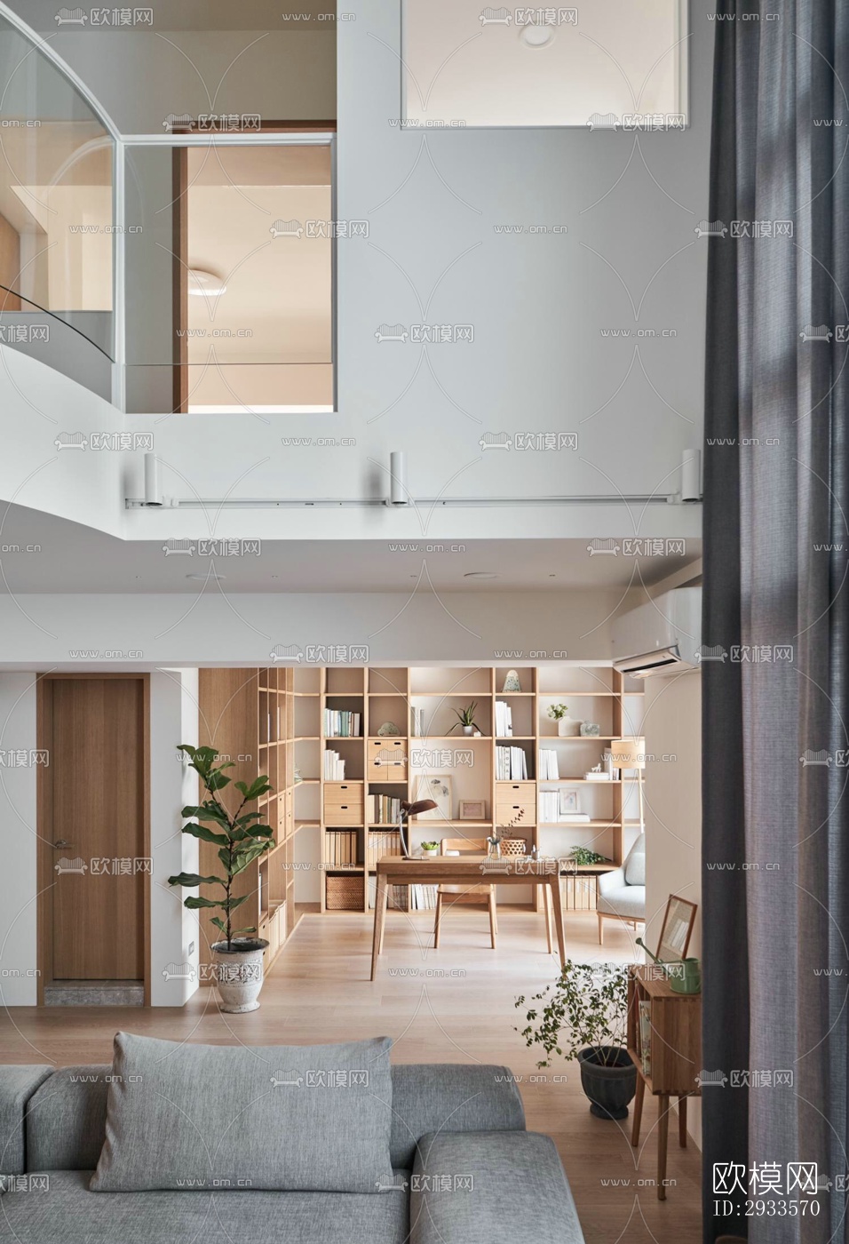 北欧公寓效果图下载（渲染图6）