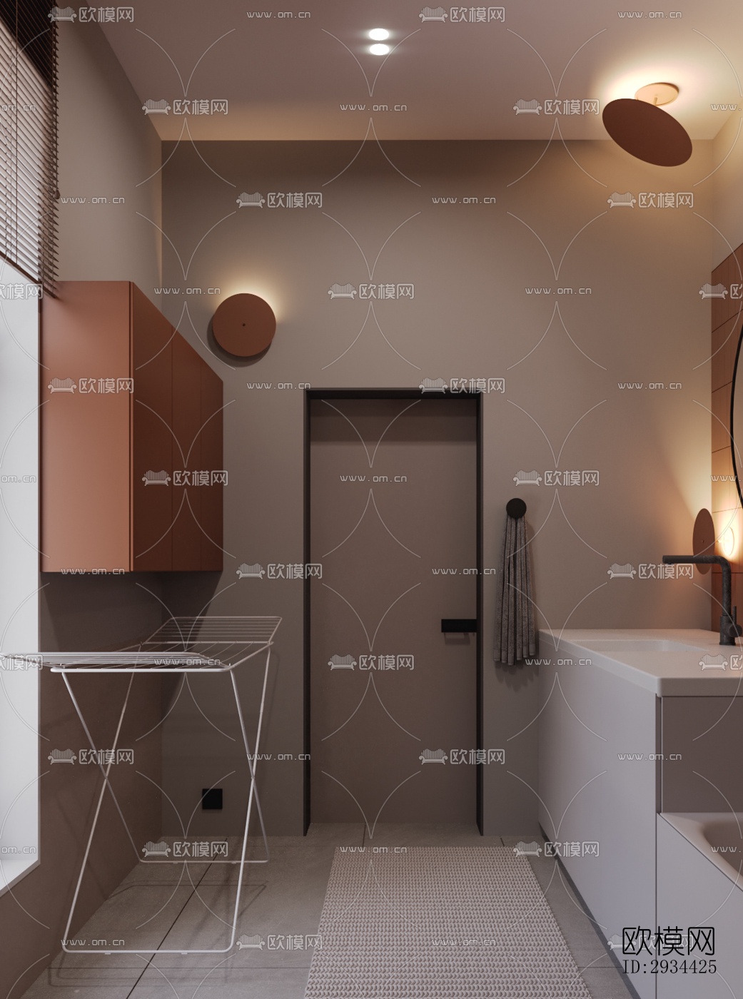 北欧平层效果图下载（渲染图15）