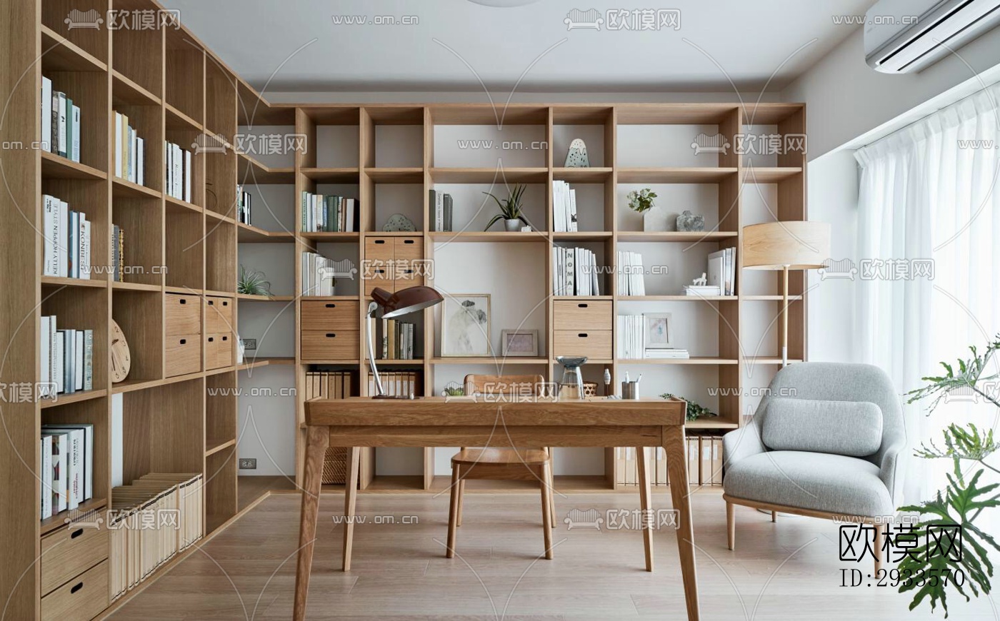 北欧公寓效果图下载（渲染图12）