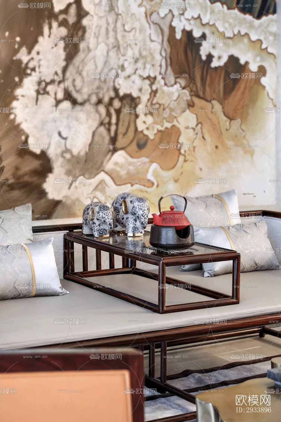 新中式别墅效果图下载（渲染图15）