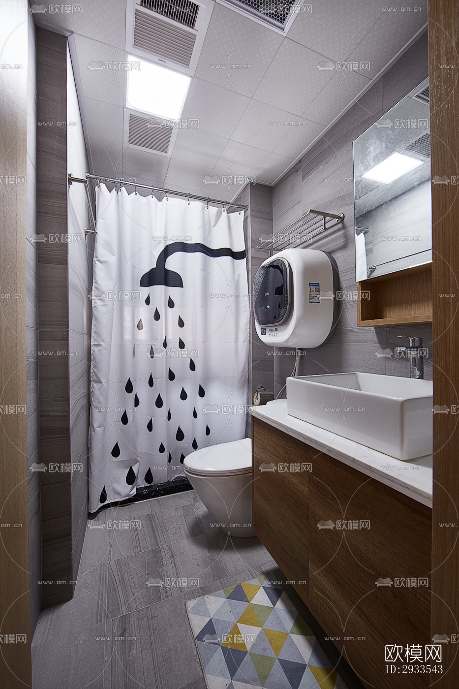 北欧公寓效果图下载（渲染图13）