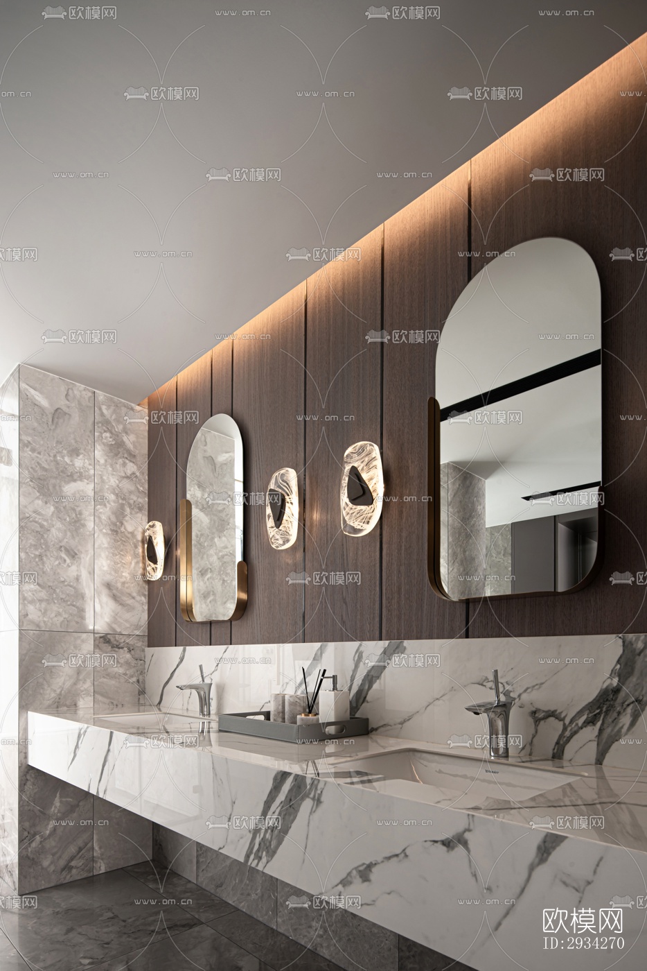 现代复式效果图下载（渲染图2）