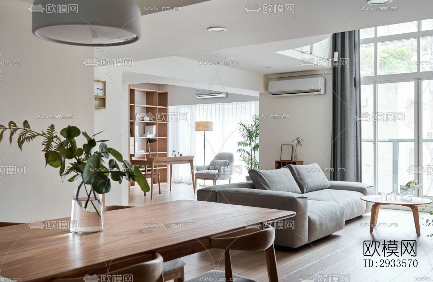 北欧公寓效果图下载（渲染图16）