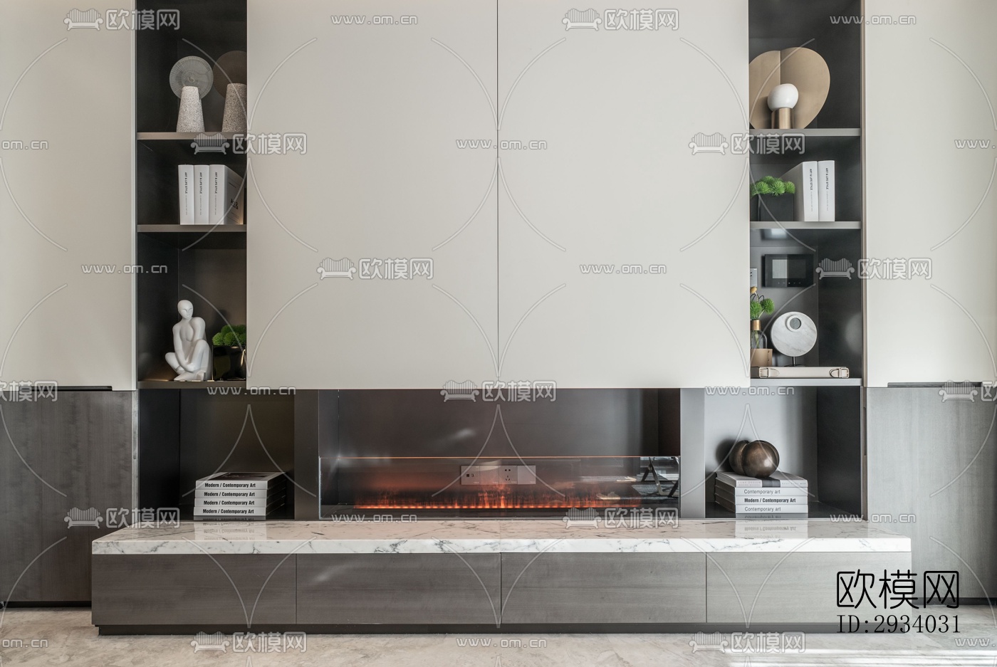 新中式别墅效果图下载（渲染图6）