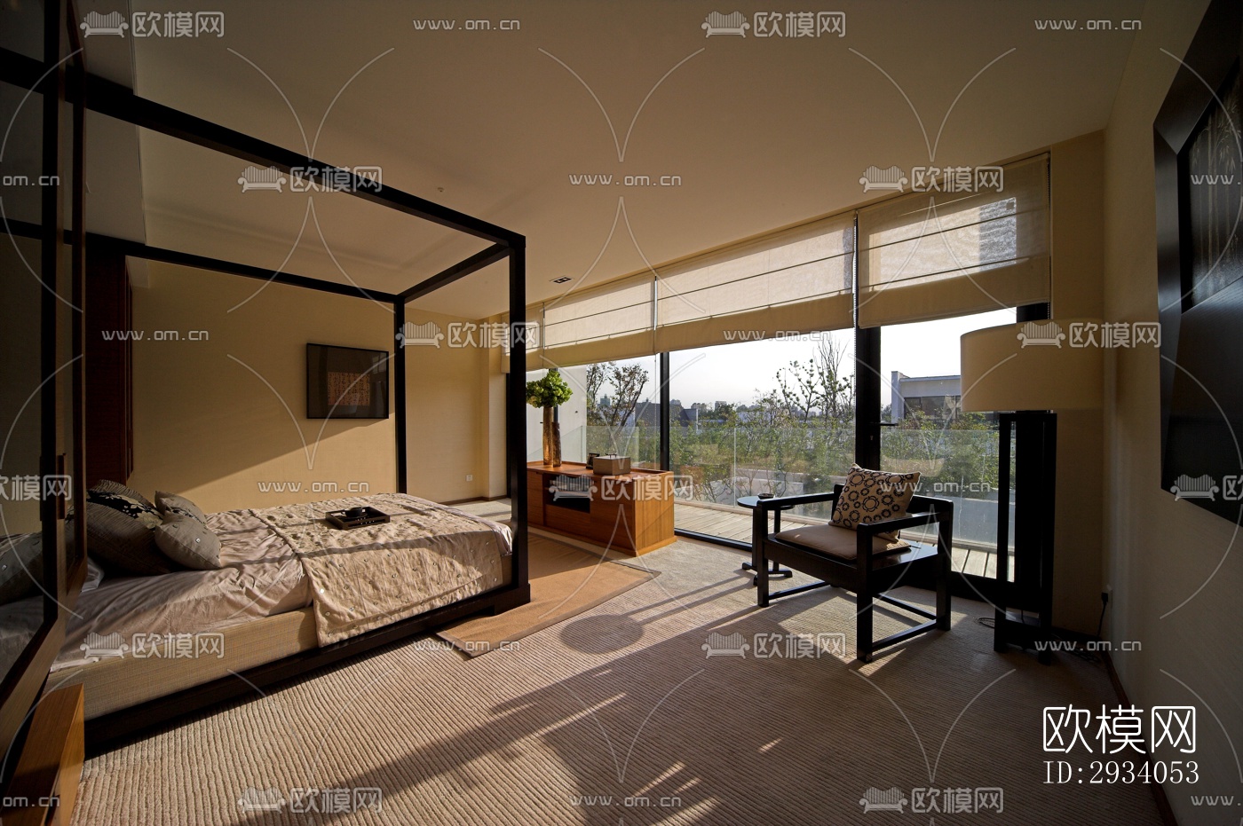 现代别墅效果图下载（渲染图1）