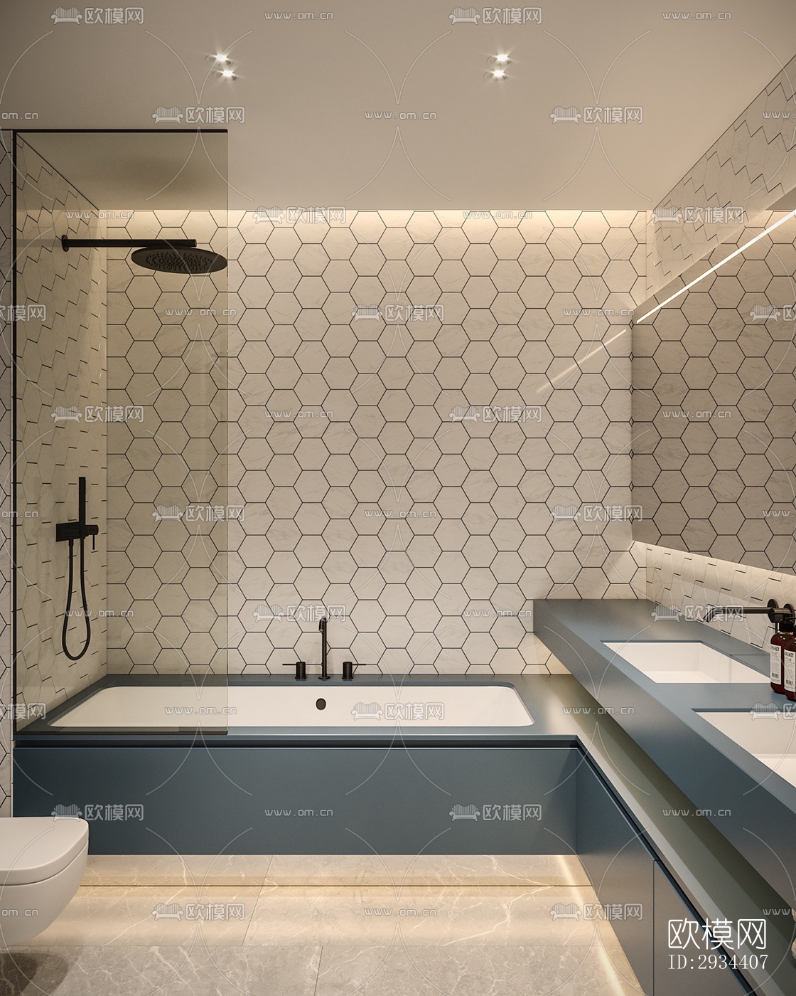 北欧平层效果图下载（渲染图13）