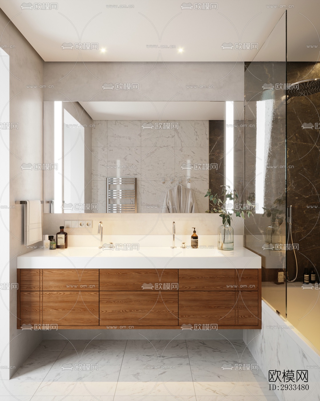 北欧公寓效果图下载（渲染图14）