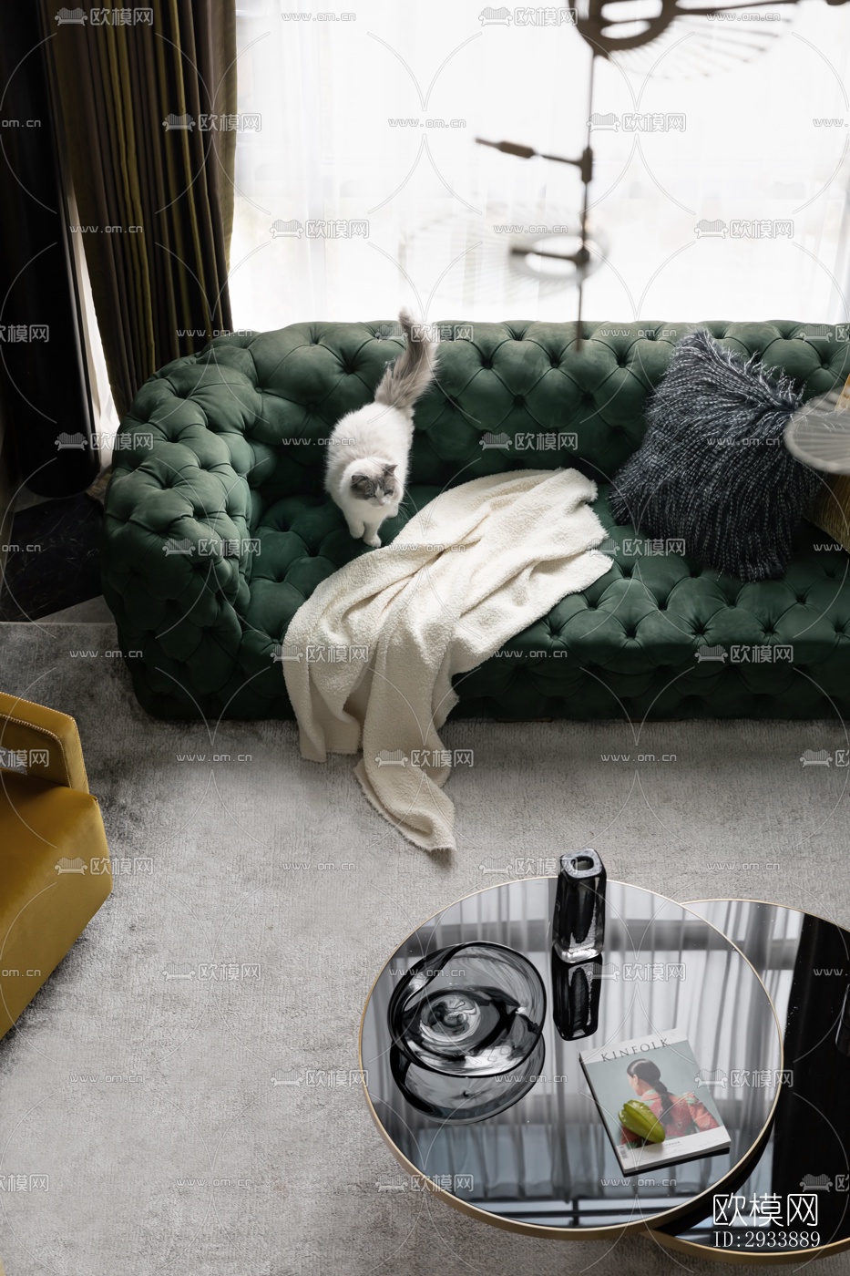 后现代别墅效果图下载（渲染图17）