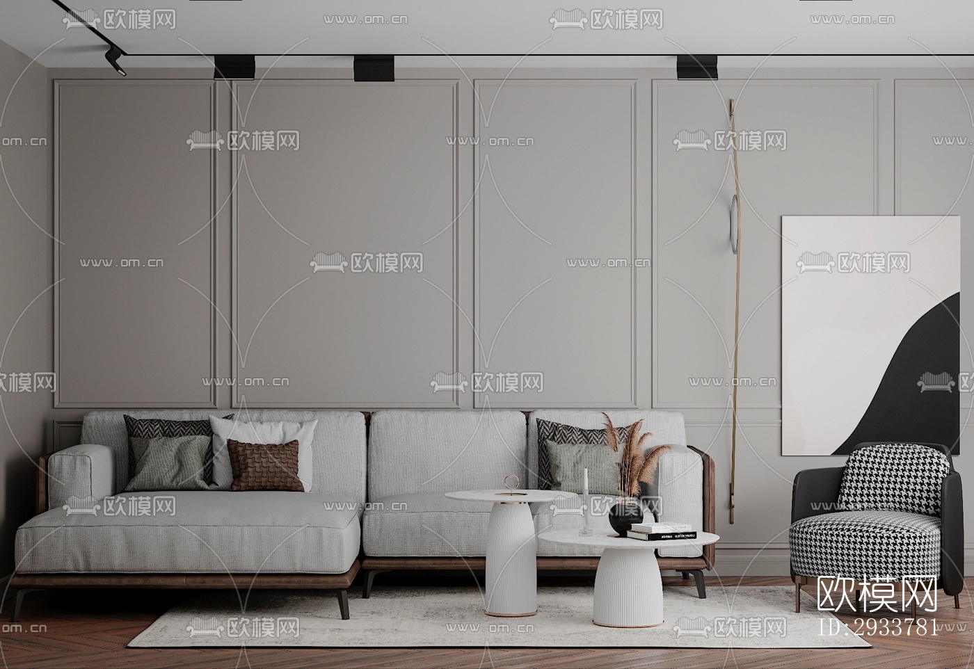 现代公寓效果图下载（渲染图18）