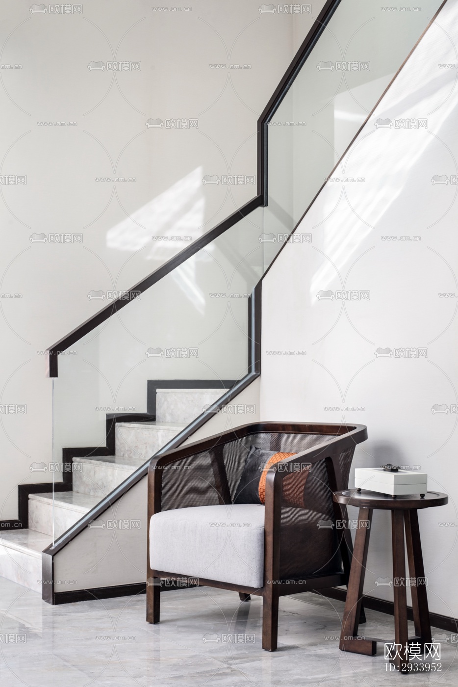 新中式别墅效果图下载（渲染图10）