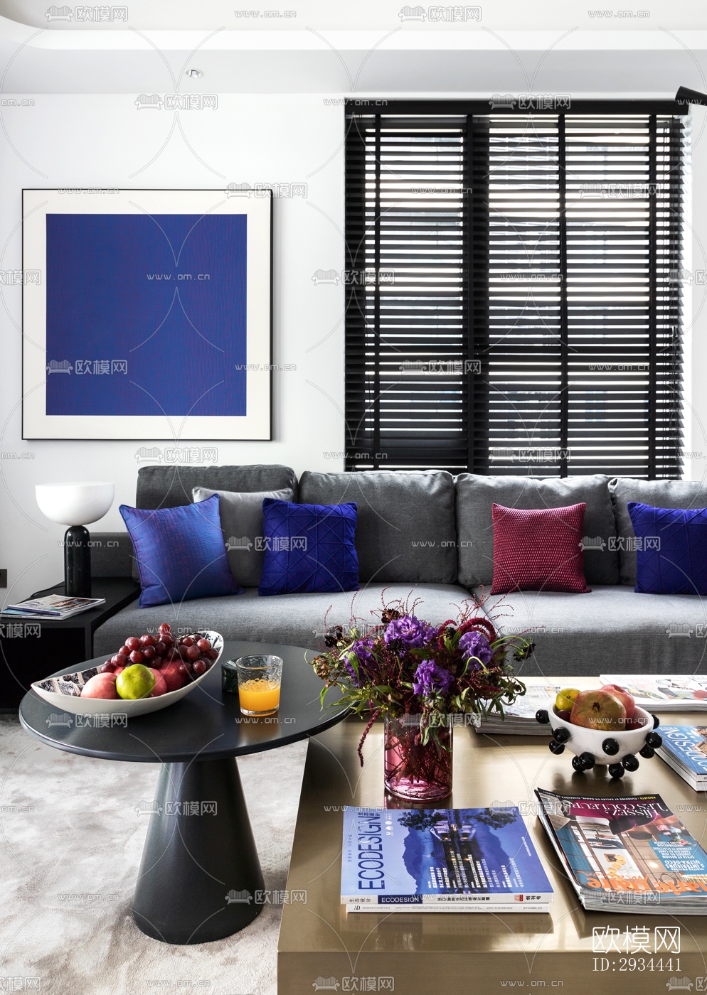 后现代平层效果图下载（渲染图6）