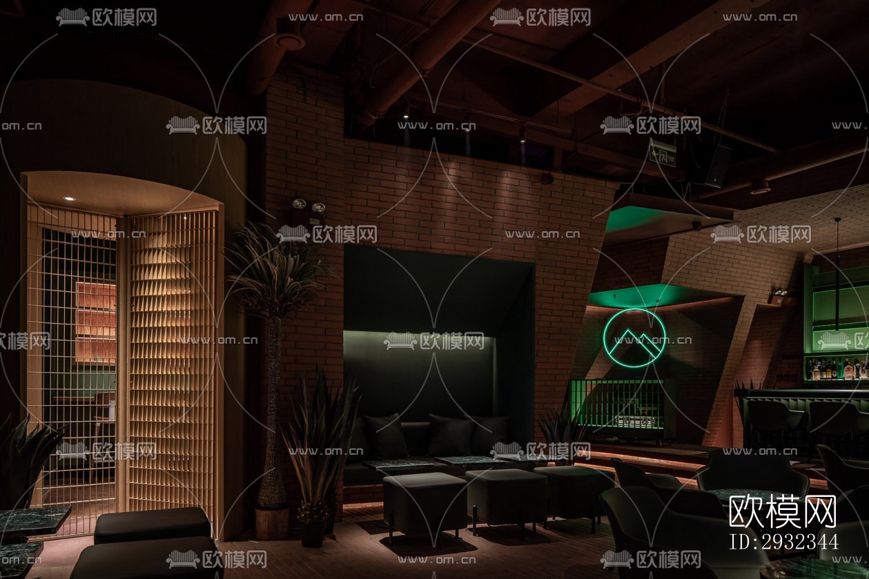 工业风酒吧效果图下载（渲染图18）