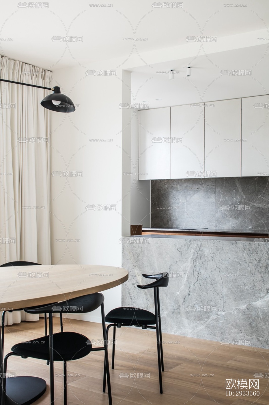 北欧公寓效果图下载（渲染图14）