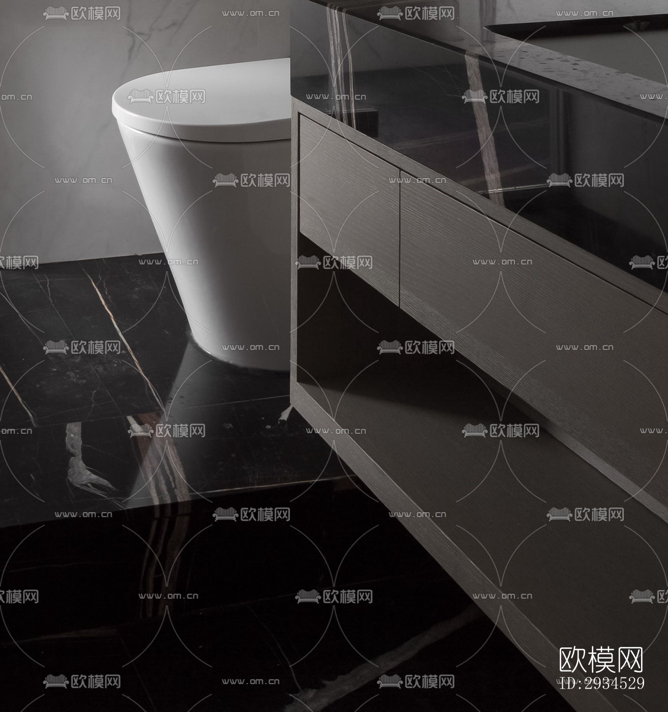 新中式平层效果图下载（渲染图17）