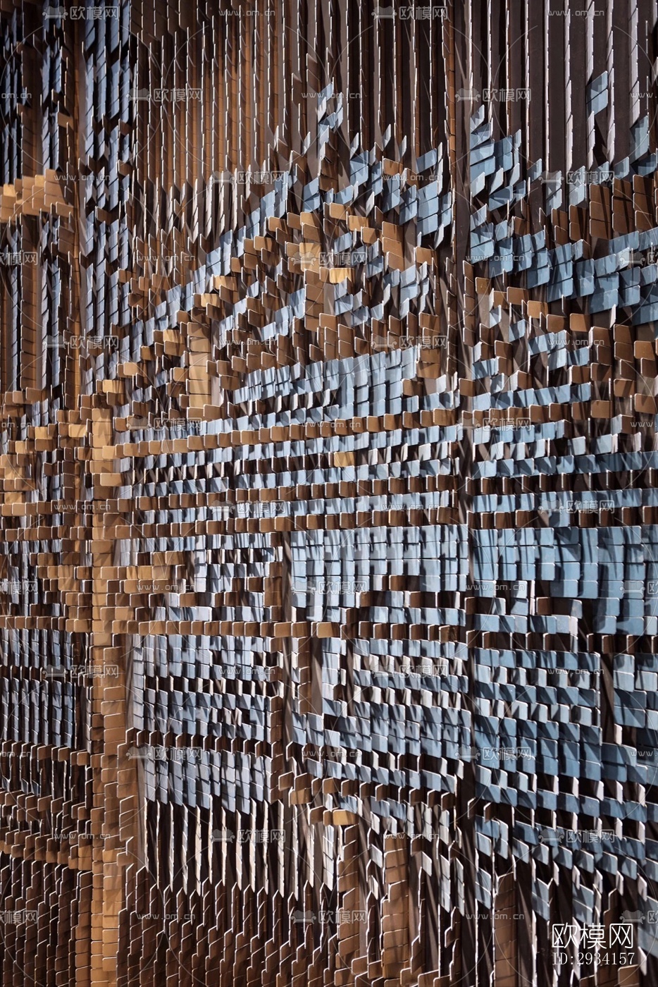 高级灰别墅效果图下载（渲染图11）