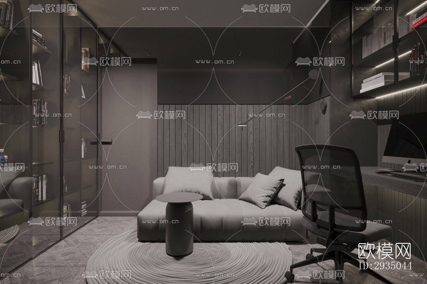 高级灰平层效果图下载（渲染图20）