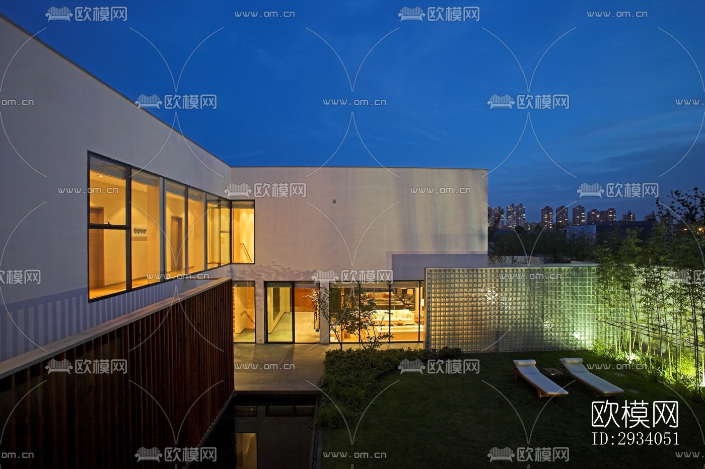 现代别墅效果图下载（渲染图17）