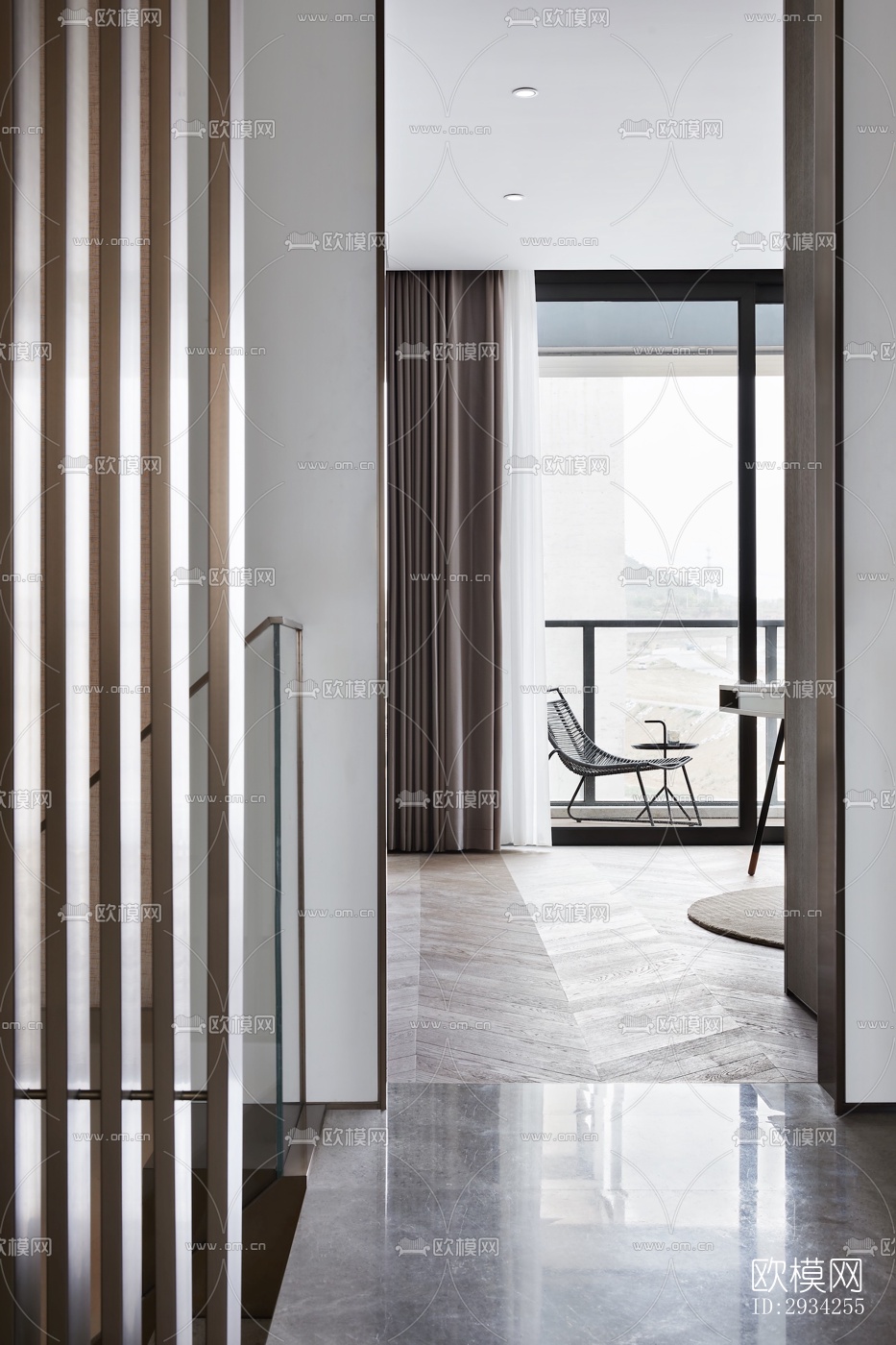 现代复式效果图下载（渲染图19）