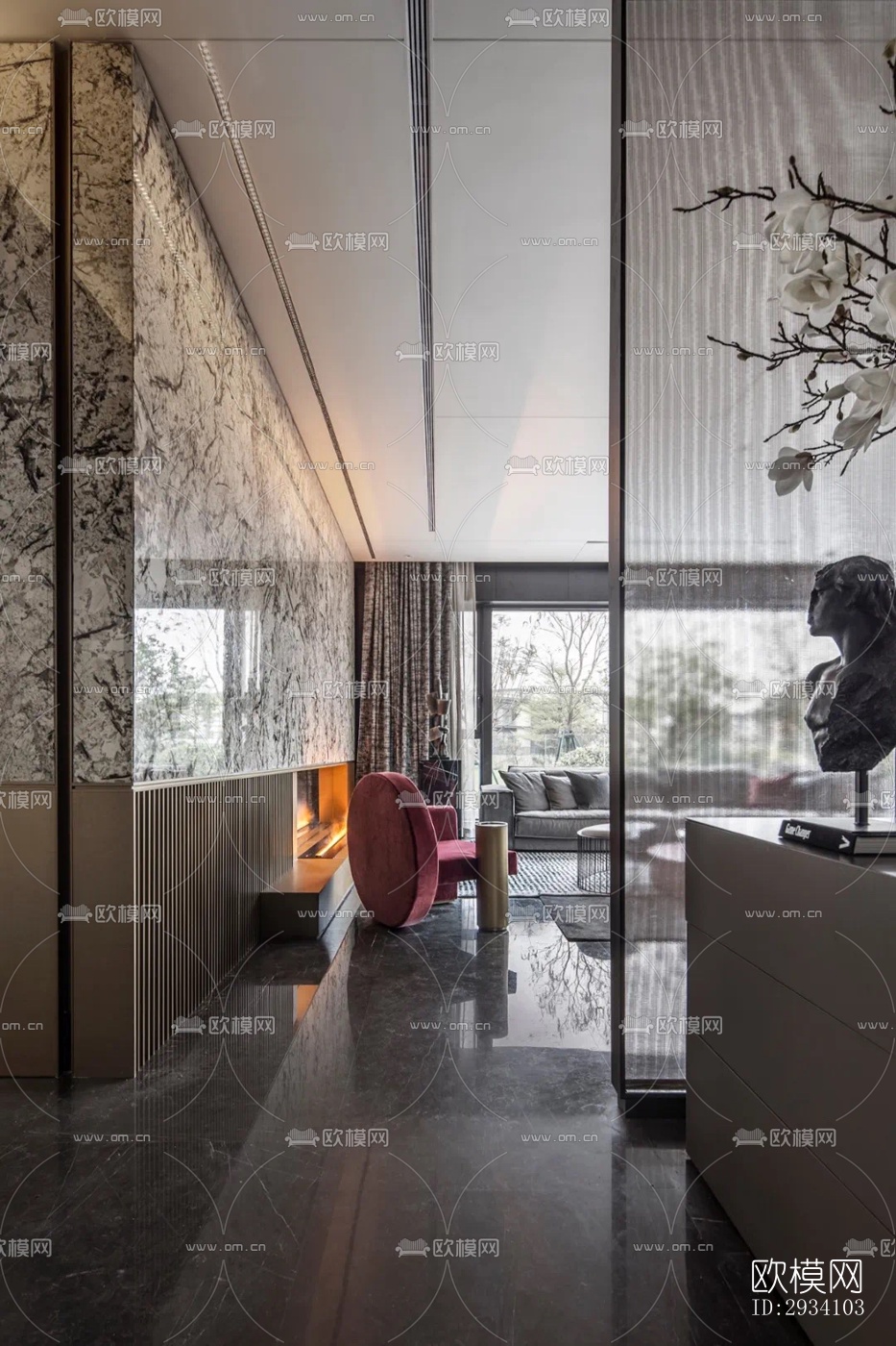 现代别墅效果图下载（渲染图2）