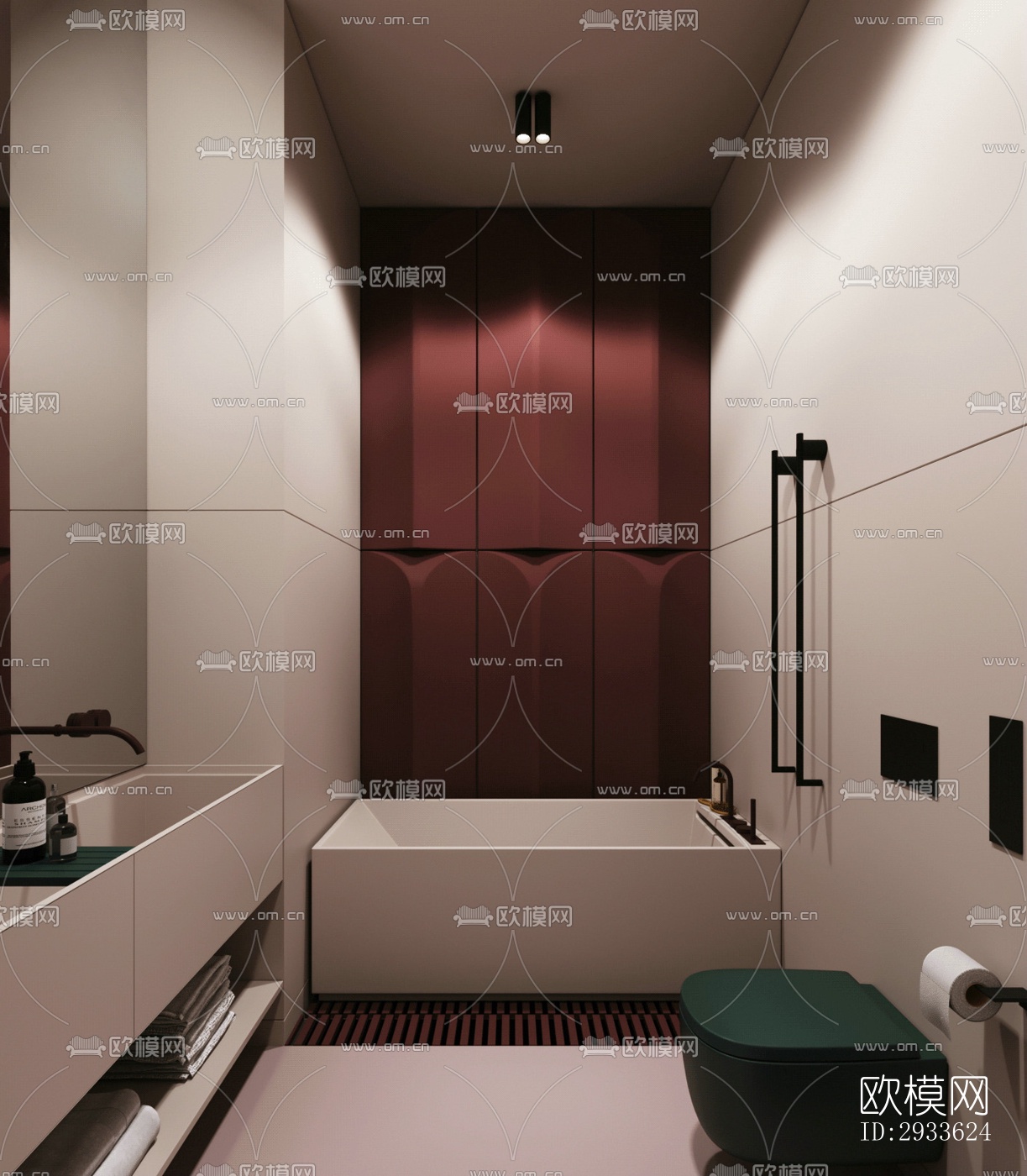 北欧公寓效果图下载（渲染图7）