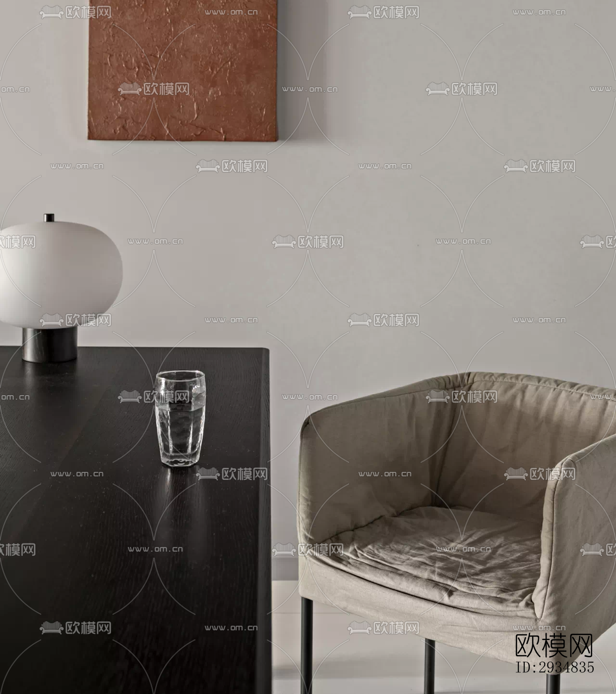 现代平层效果图下载（渲染图13）