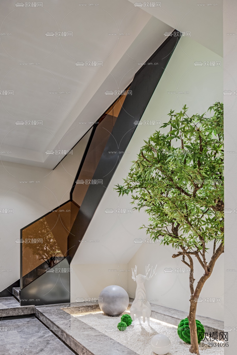 现代别墅效果图下载（渲染图8）