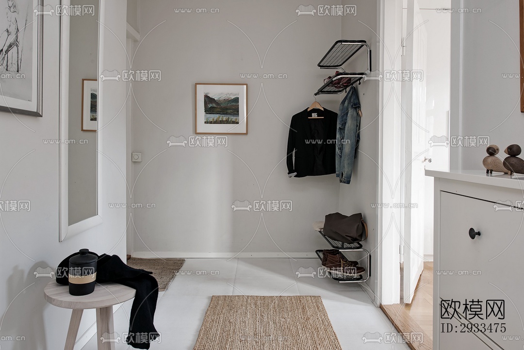 北欧公寓效果图下载（渲染图5）