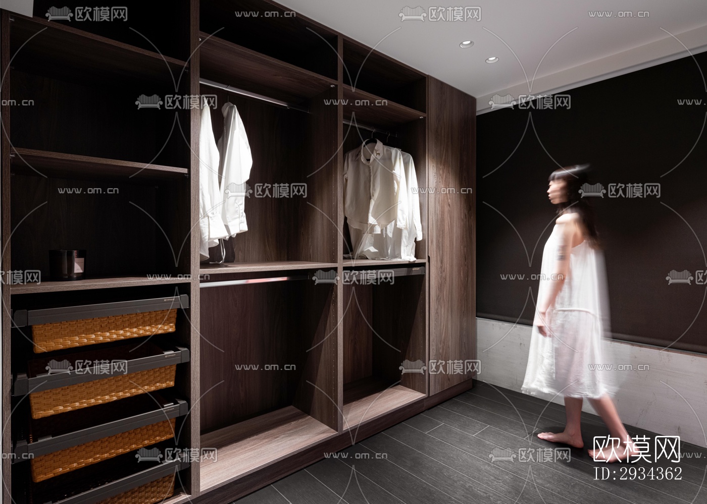 侘寂平层效果图下载（渲染图7）