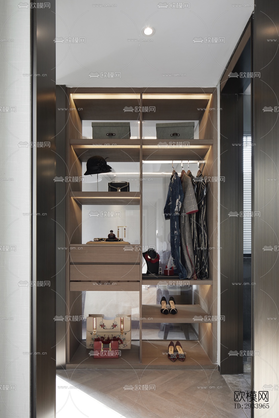 新中式别墅效果图下载（渲染图4）