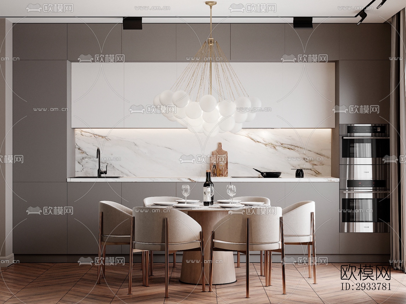 现代公寓效果图下载（渲染图5）