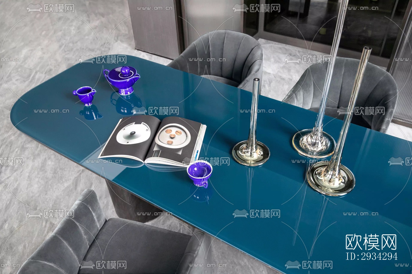 现代复式效果图下载（渲染图4）