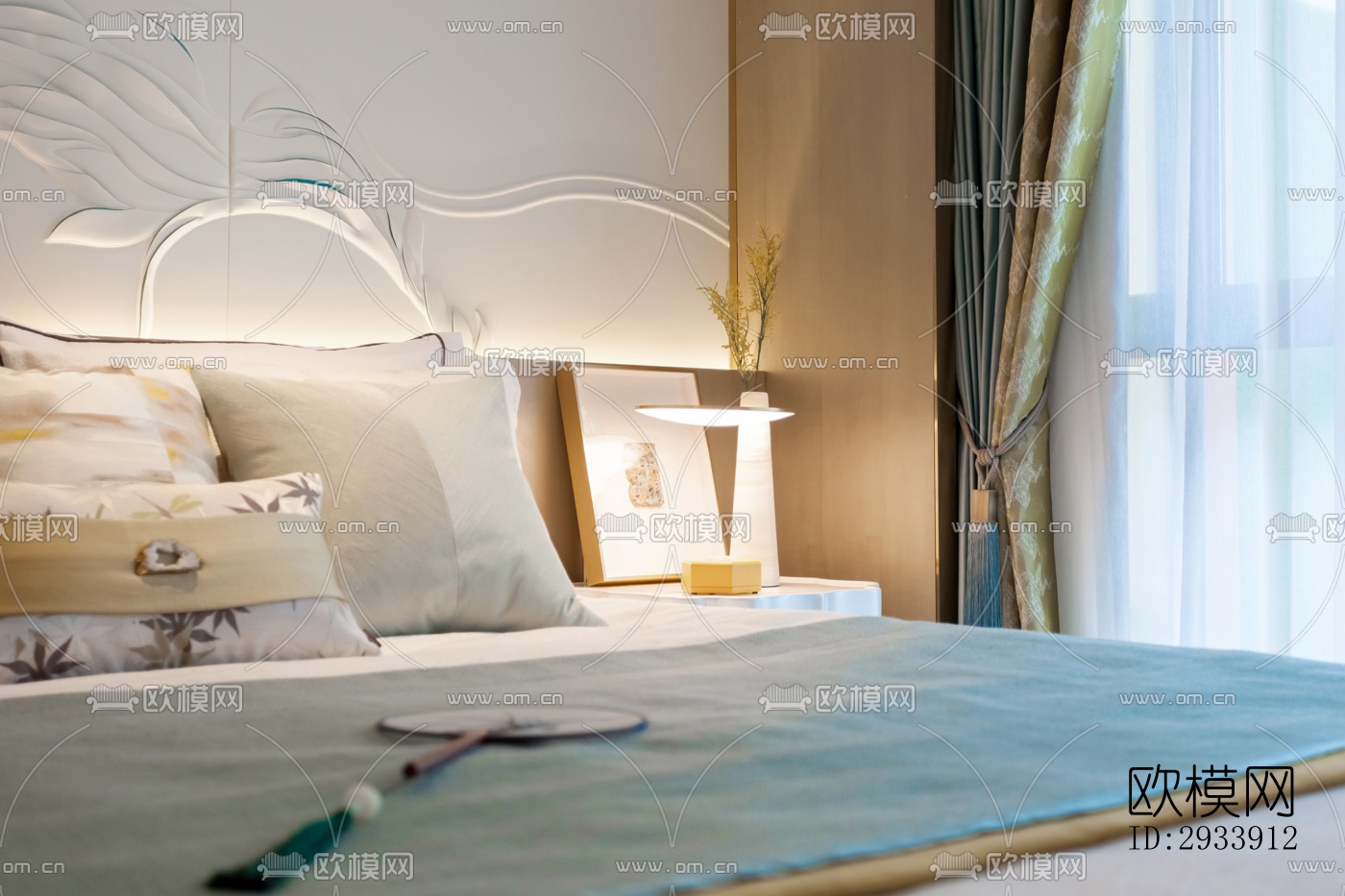 新中式别墅效果图下载（渲染图15）