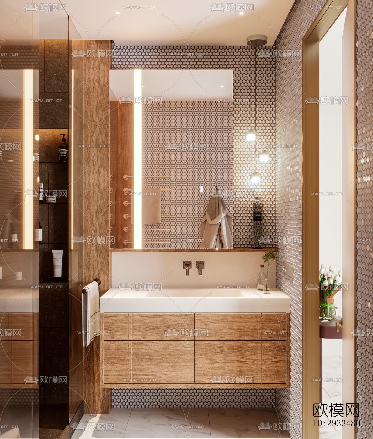 北欧公寓效果图下载（渲染图16）