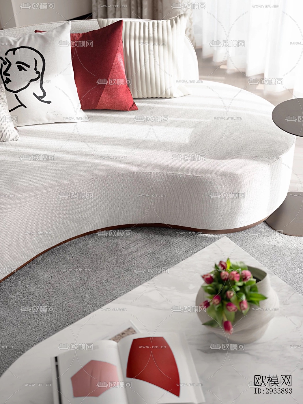 新中式别墅效果图下载（渲染图10）