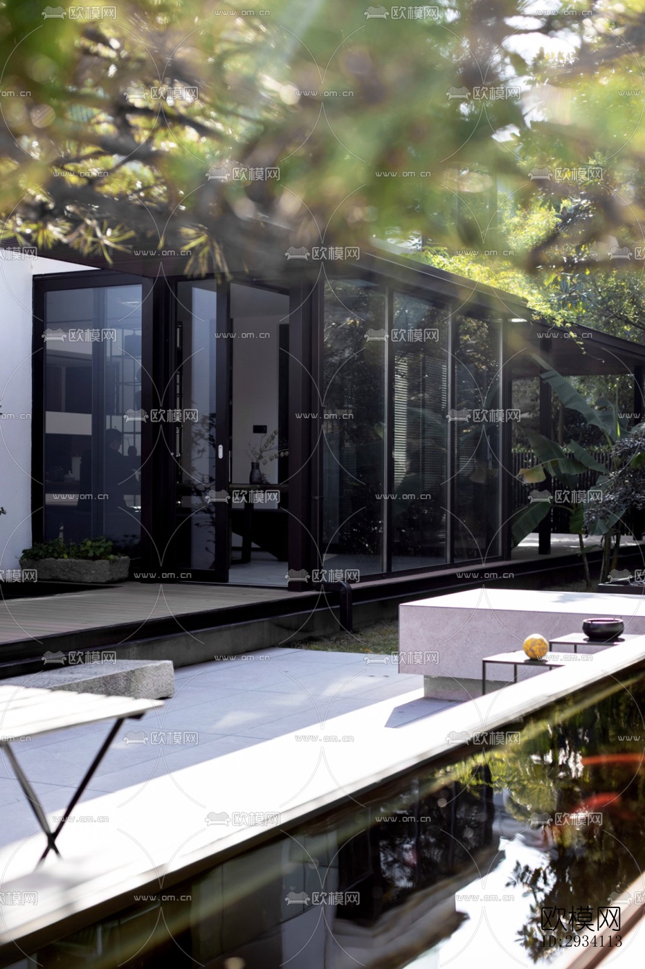 现代别墅效果图下载（渲染图16）