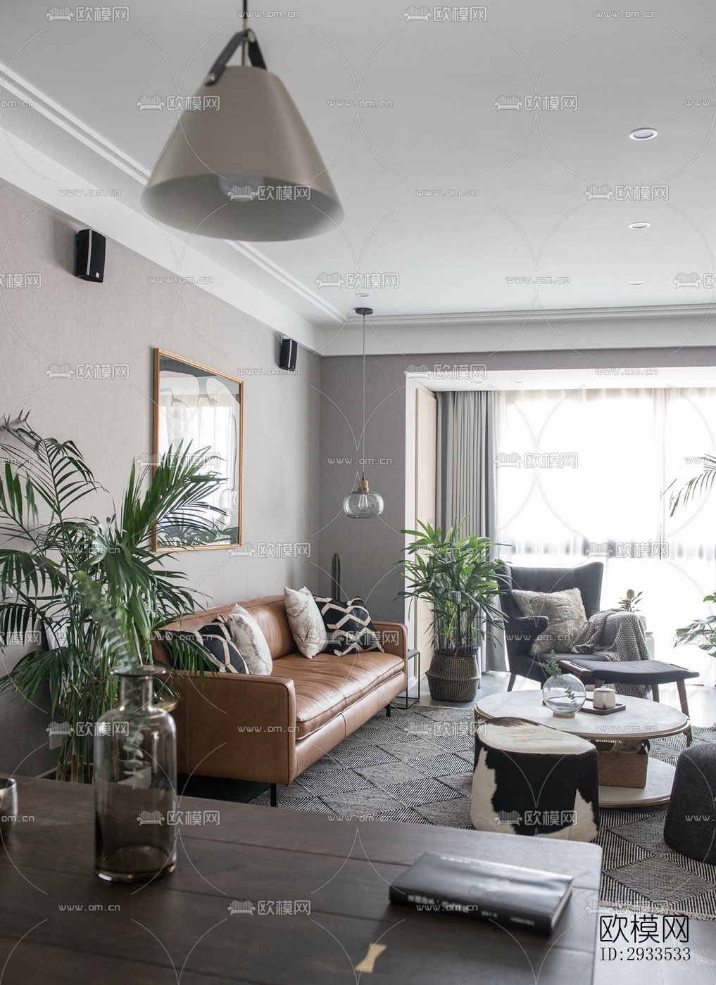 北欧公寓效果图下载（渲染图8）