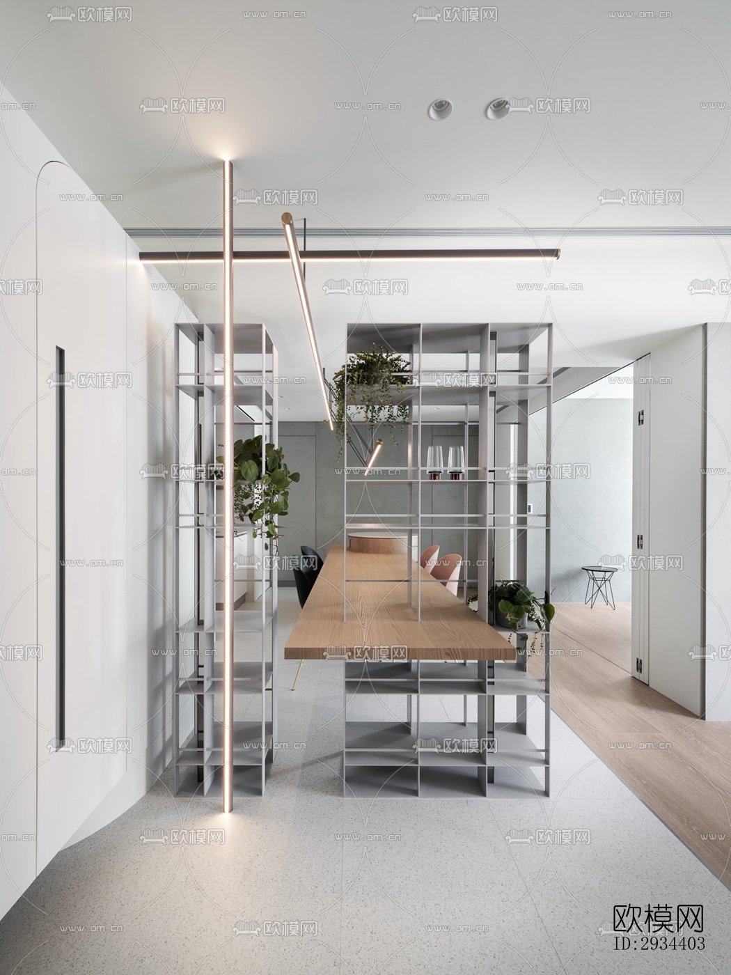 北欧平层效果图下载（渲染图17）