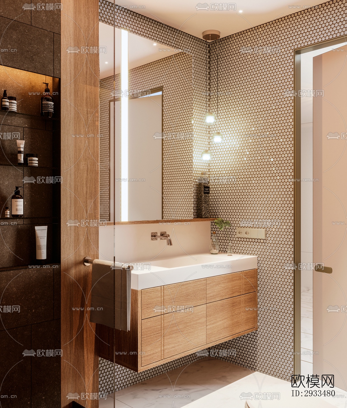 北欧公寓效果图下载（渲染图4）