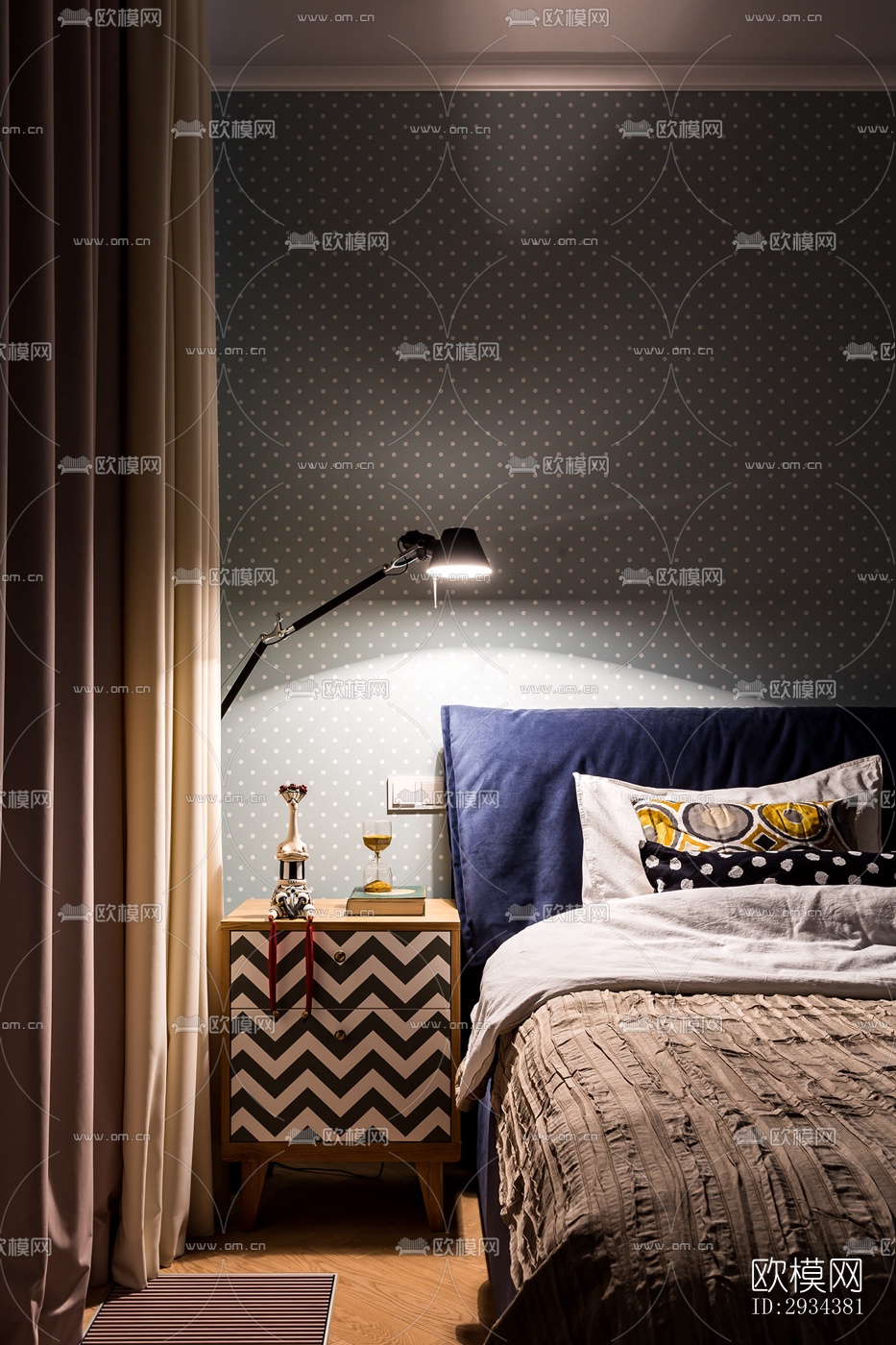 北欧平层效果图下载（渲染图6）